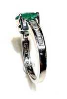 Ringe Sommer Dame Alta gioielleria italiana in Weißgold Smeraldo 2.03 Ct SME CT 2.03 DIA CT 0.30 G/VVS - SME CT 2.03 DIA CT 0.30 G/VVS